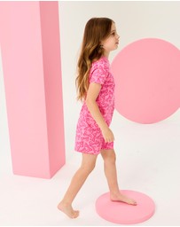 Rock Your Kid - Barbie Short Pyjama Set - ICONIC EXCLUSIVE - Kids-Teens