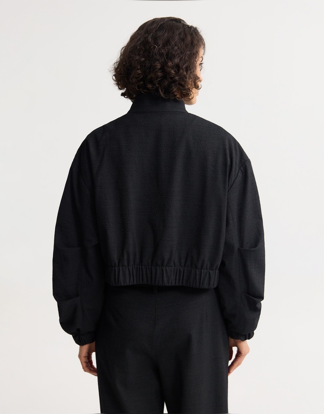 Oxford - Frankie Crop Bomber Jacket