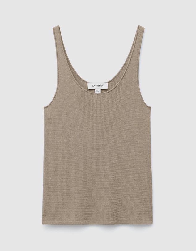 & Other Stories - Knitted Scoop-Neck Tank Top