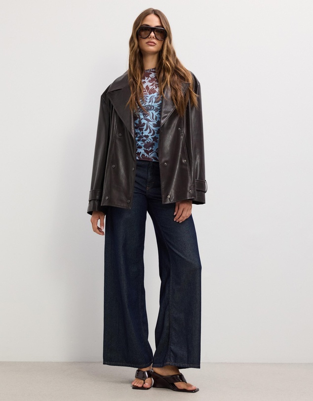 The Fated - Florence Long Sleeve Mesh Top