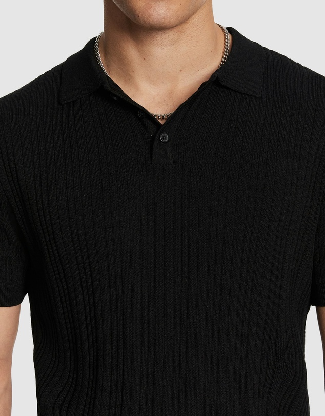 yd. - Banderas Knitted Polo Shirt
