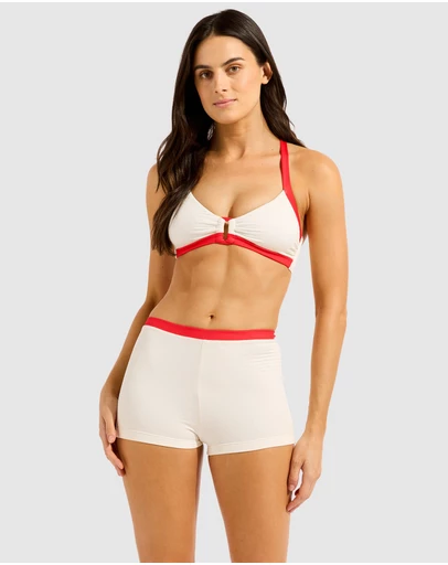Seafolly - Bandwave Multi Fit Trim Front Bralette Bikini Top