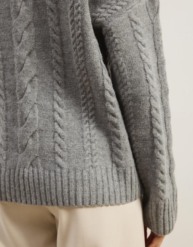 Atmos&Here - Drew Oversized Textured Cable Knit Jumper