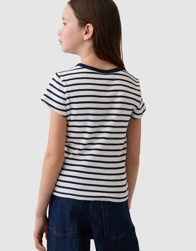 GAP - Graphic June SS Perfect Rib Tee - Teens