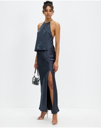 Third Form - Crush Bias Split Maxi Skirt