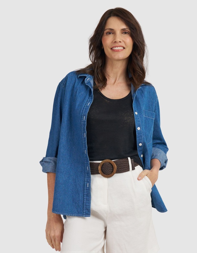 CAMIXA - Denime Linen Shirt