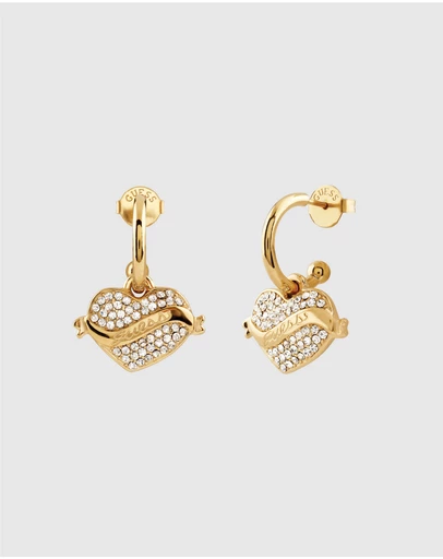 GUESS - Gold-Tone Vintage Guess Earrings