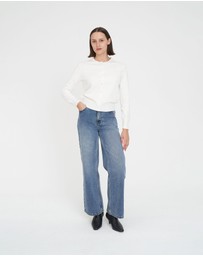 Huffer - Classic Button Up Cardigan