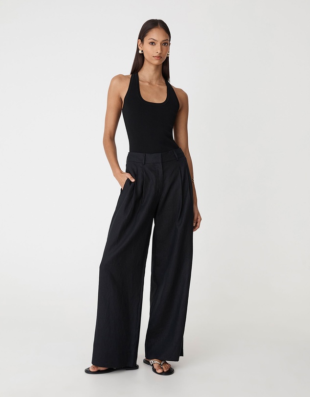 Forcast - Ami Wide Leg Linen Pants