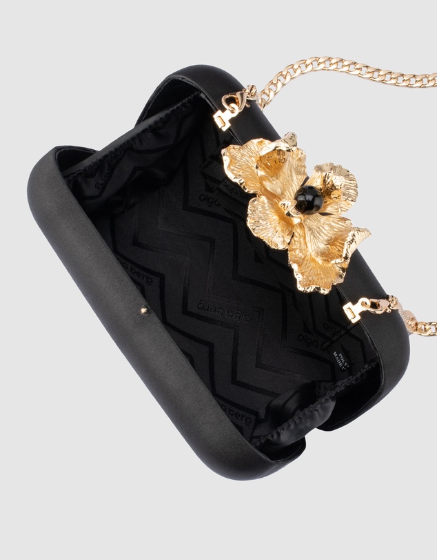 Olga Berg - Adele Orchid Lock Clutch