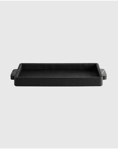 Greg Natale - Palco Tray Shagreen Nero