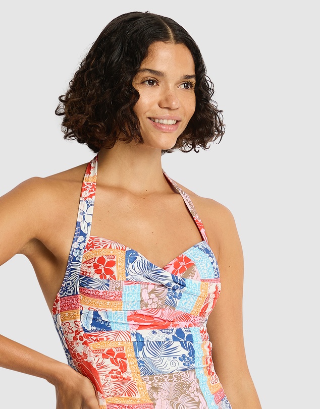 Sea Level Australia - Coco Island Twist Front Halter Multifit One Piece