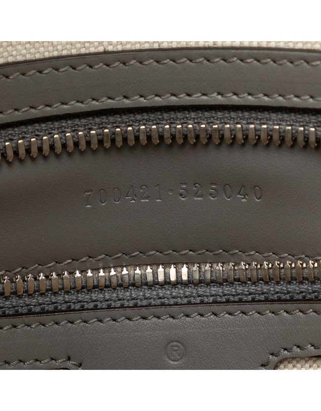 Gucci - Pre-Loved GG Embossed Leather Vertical Tote