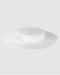Max Alexander - White Boater Hat