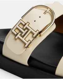 Tommy Hilfiger - Leather Sporty Mules - Women's