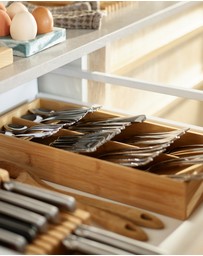 Joseph Joseph - DrawerStore™ Bamboo Large Compact Cutlery Organiser