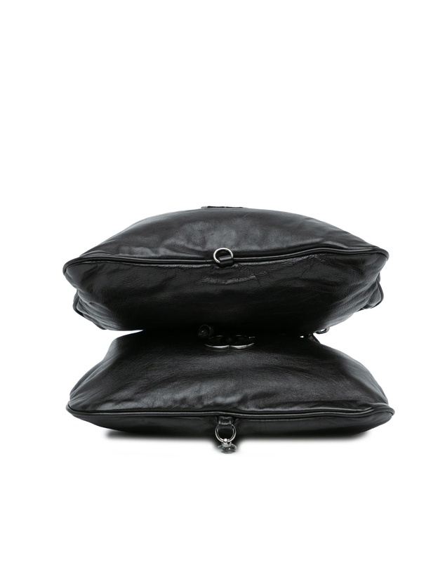 Pre-Loved by Azura Reborn - Pre-Loved CC Calfskin Dual Twin Chain Handbag