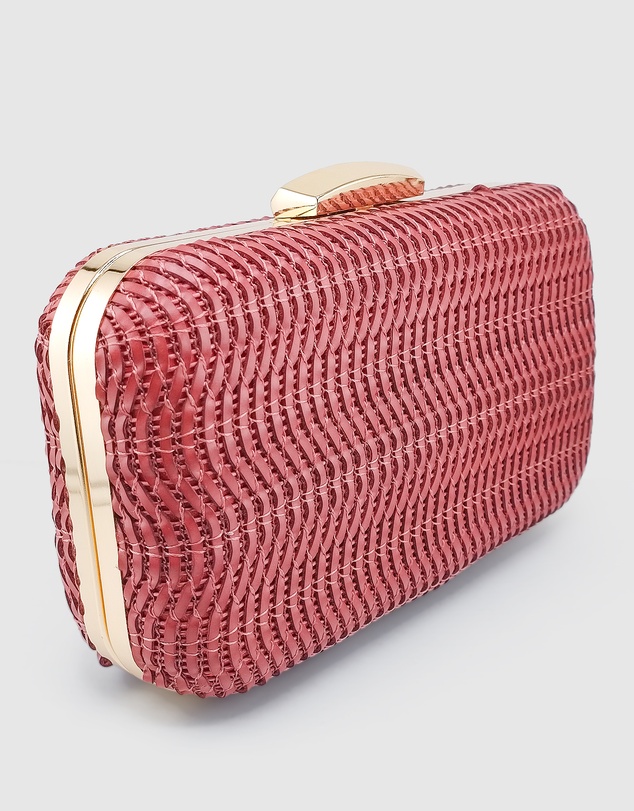 Izoa - Sophia Woven Clutch