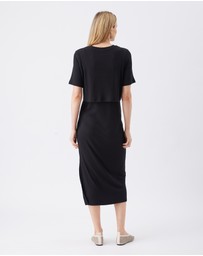Ripe Maternity - Ivy Rib Nursing Dress