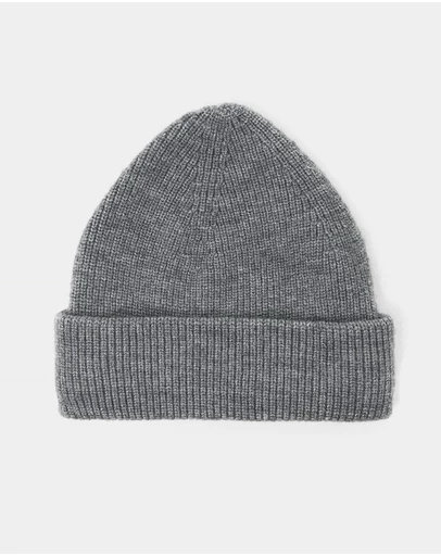 Forcast - Malina Wool Blend Ribbed Beanie