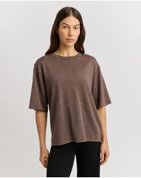 Toorallie - Extrafine Relaxed Knit Tee