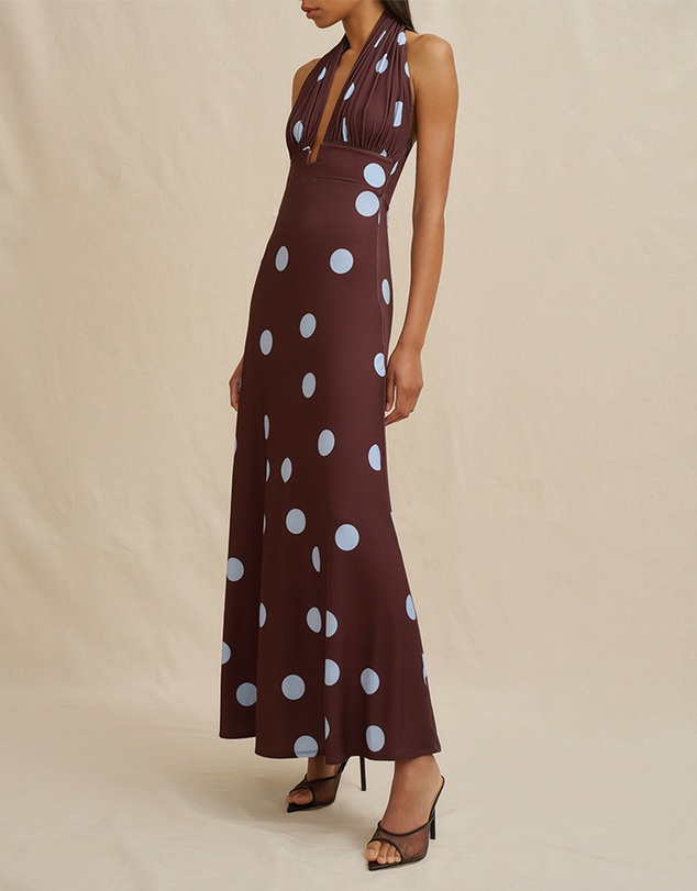BY JOHNNY. - Paloma Polka Ankle Dress