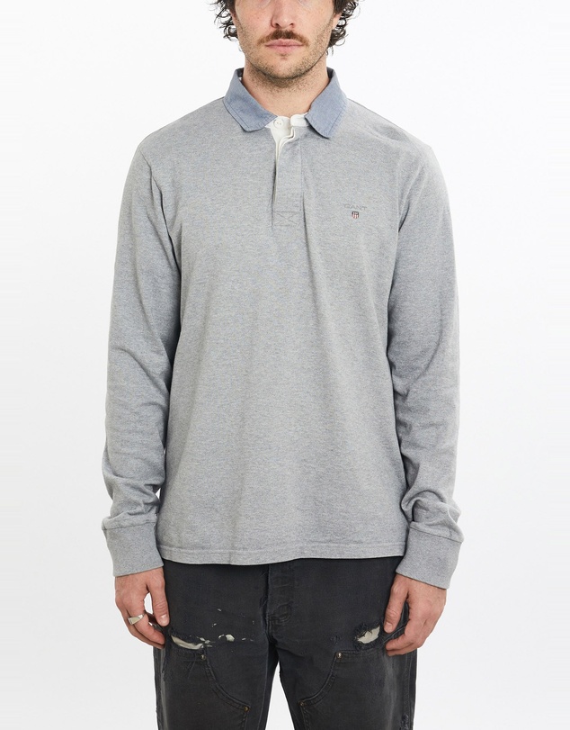 Vintage by The Real Deal - Pre Loved - Vintage Gant Long Sleeve Polo Shirt