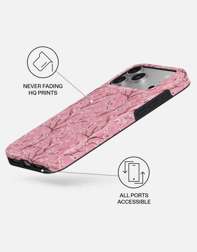 Burga - Burga iPhone 18 Pro Max Tough Magsafe Case Sakura