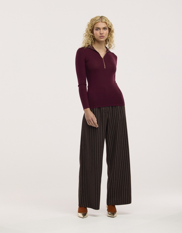 Obus - Merino Traveller Zip Roll Neck