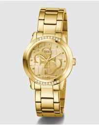 GUESS - Guess Ladies Gold Tone 36mm Analogue Watch