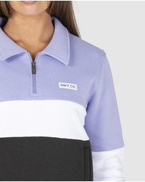 UNIT - UNIT Ladies Coco Half Zip Sweater