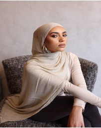 Mod Squad - Textured Hijab- Sand