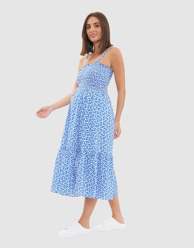 Ripe Maternity - Capri Shirred Dress