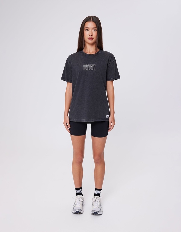 Upstate - Thrive Tee - Washed Black