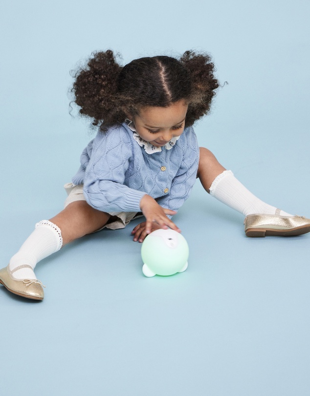 Kreafunk - Kreafunk Kids Blob Lamp - White / Moon Grey