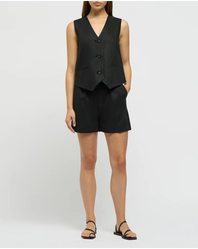 FRIEND of AUDREY - The Linen Waistcoat