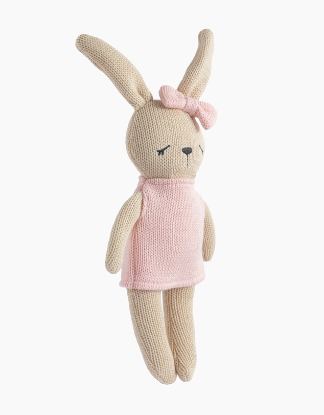 Living Textiles - Knitted Animal Toy- Bella the Bunny