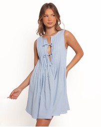 Petal & Pup - Madeline Mini Dress - Blue