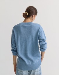 Oxford - Toni Cashmere Blend Crew Neck