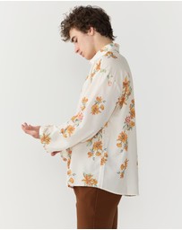 Justin Cassin - Aura Floral Open Sleeve Shirt