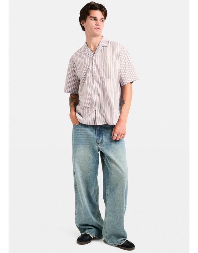 Arvust - Box Striped Short Sleeve Shirt