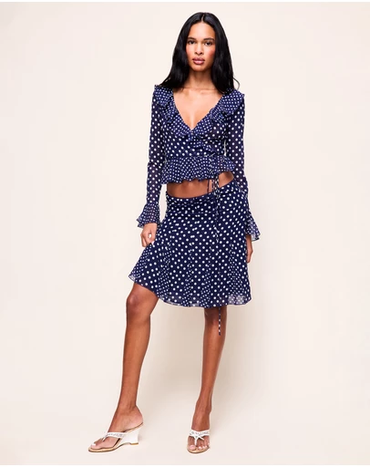 Guizio - Mixed Godet Paloma Skirt