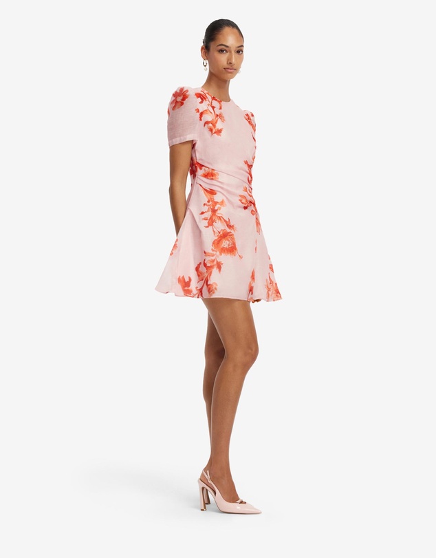 LEO LIN - Elyse Short Sleeve Mini Dress