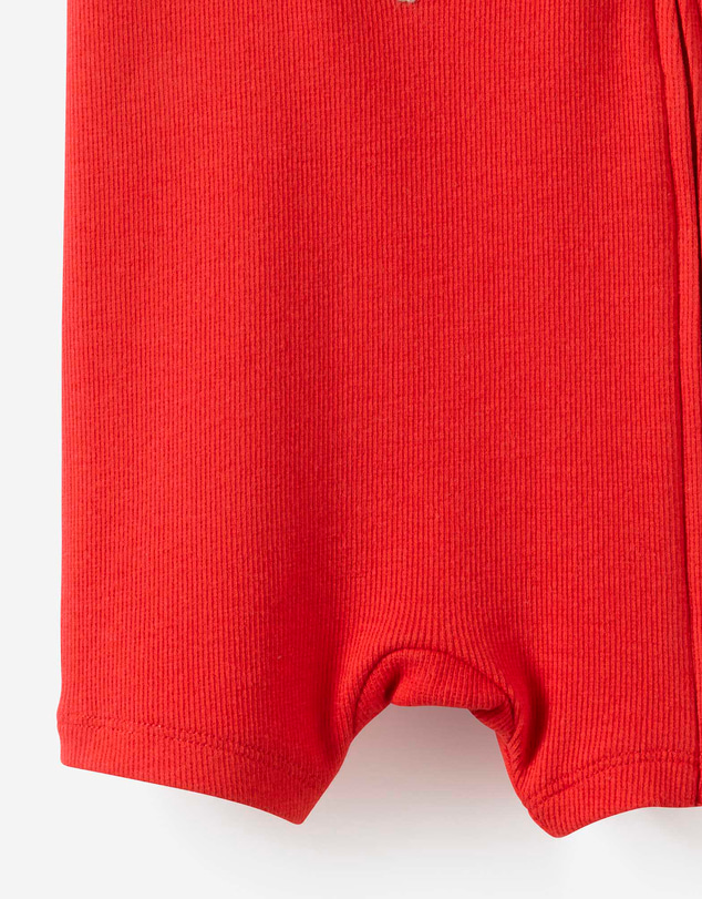 Cotton On Kids - Growie Short Sleeve Zip Romper