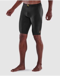 SKINS - SKINS Compression Men's Series-5 Running/Gym Half Tight Black
