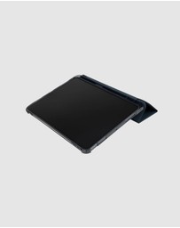 Tucano - Tucano Satin Folio Case Dark Blue for iPad Air 11 Inch M3 M2 2024 with Pencil Holder and Stand