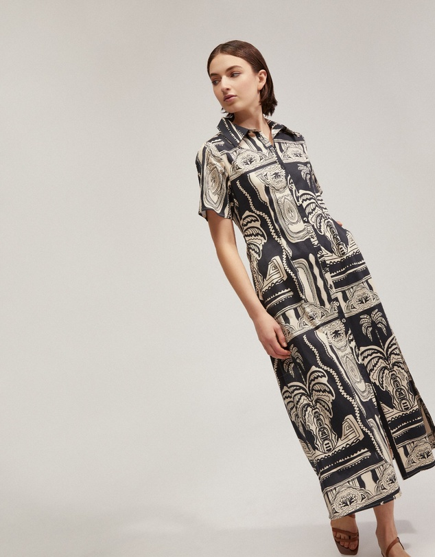 Oxford - Jasmine Printed Shirt Dress