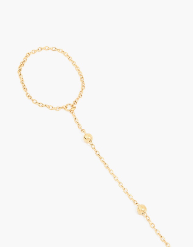 Lovisa - Waterproof Gold Plated Stainless Steel Ball Detail Hand Chain