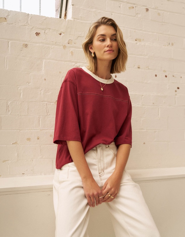 Ceres Life - Devon Slouchy Seam Tee