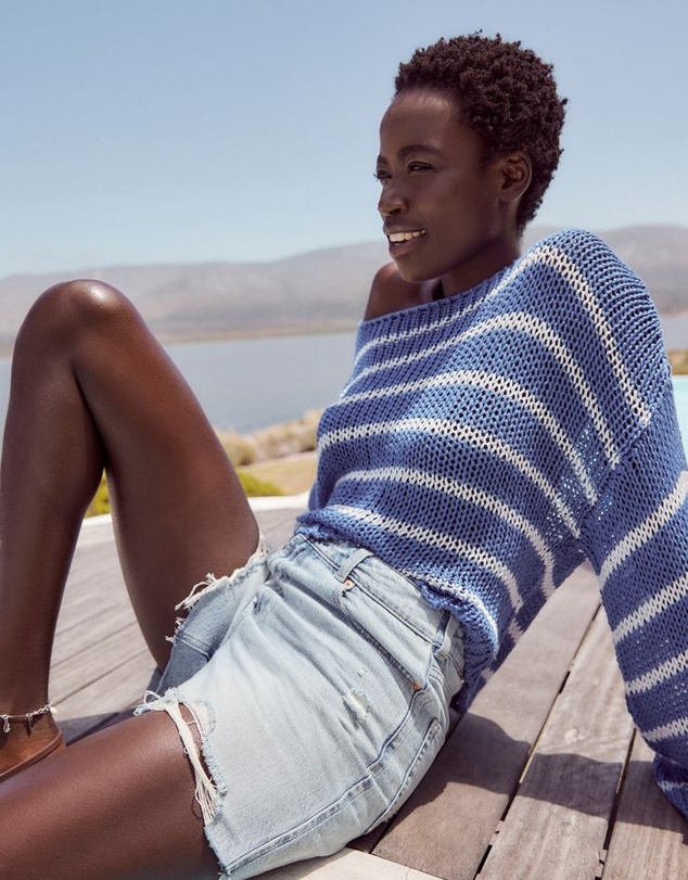 NEXT - Ripped Denim Shorts